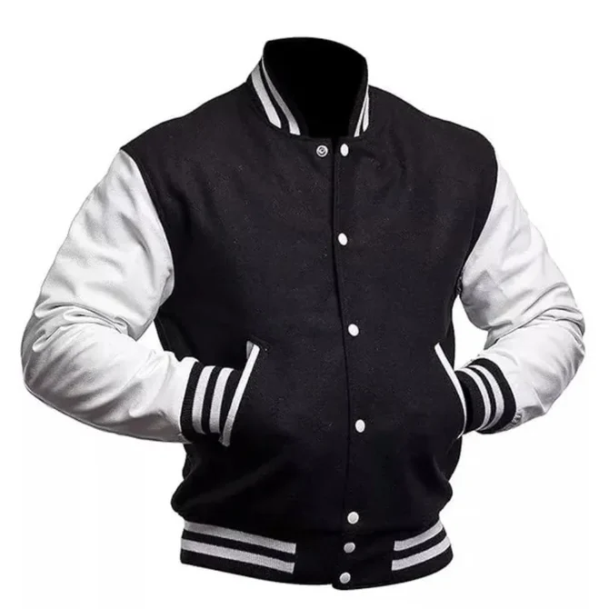 Black and White Varsity Jacket