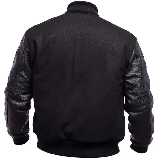 Black Letterman Varsity Jacket
