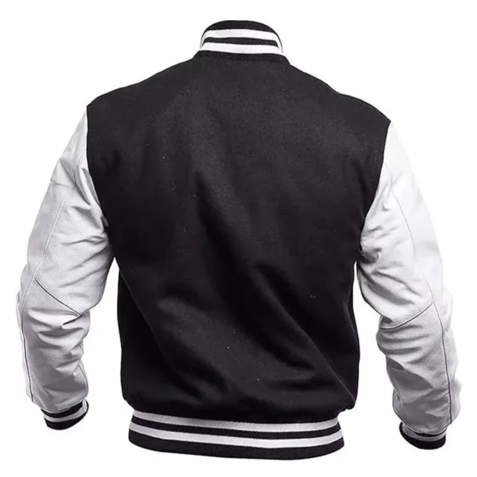 Black and White Varsity Jacket