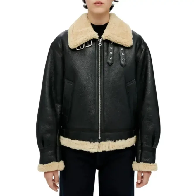 womens-black-aviator-leather-jacket