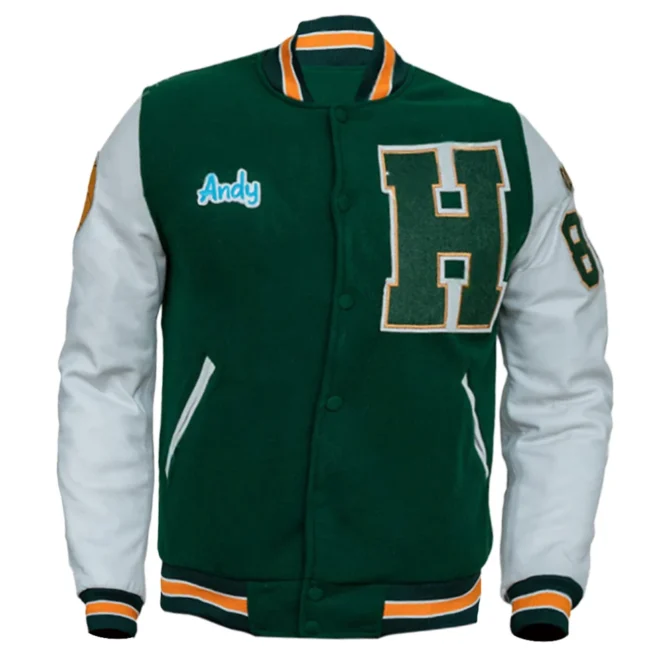 Eddie Munson Green Varsity Jacket
