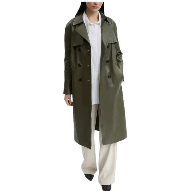 Olive Green Trench Coat