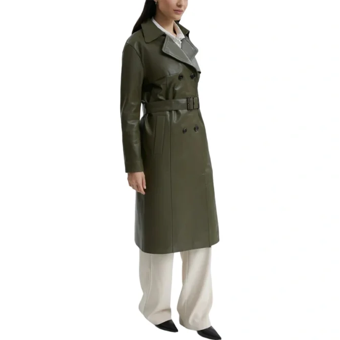 Olive Green Trench Coat