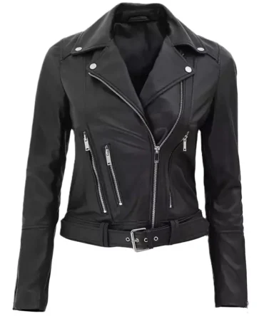Womens Black Leather Jacket