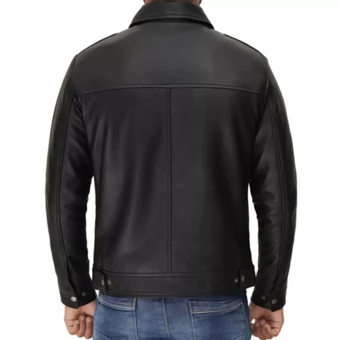 Vintage Black Leather Jacket