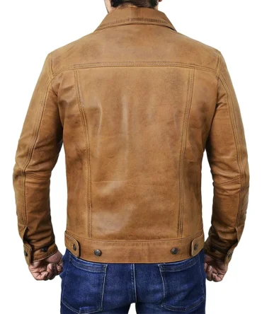 trucker-camel-leather-jacket