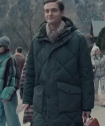 Lucas Englander Nine Perfect Strangers Green Coat