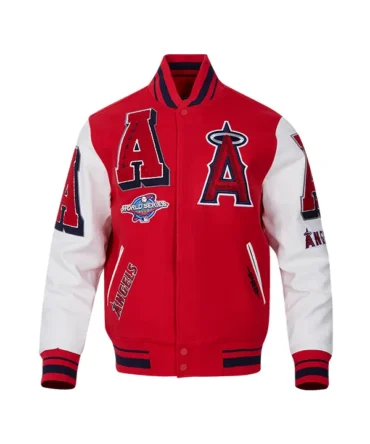 MLB Los Angeles Angels Red Varsity Jacket