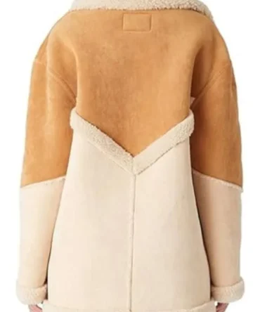 TV Show 2025 American Journalist Jenna Bush Hager Shearling Leather Jacket