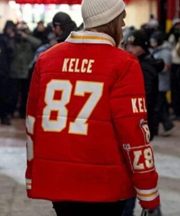 Taylor Swift Chiefs-Dolphins Game 87 Red Jacket