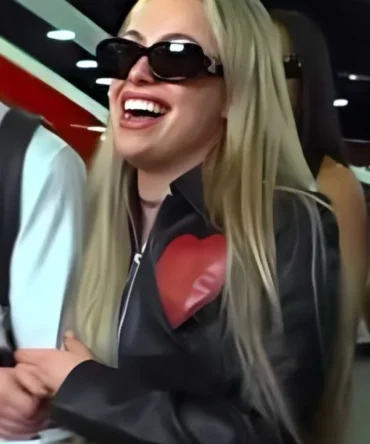 WWE Raw 2025 Liv Morgan Red Hearts Leather Jacket