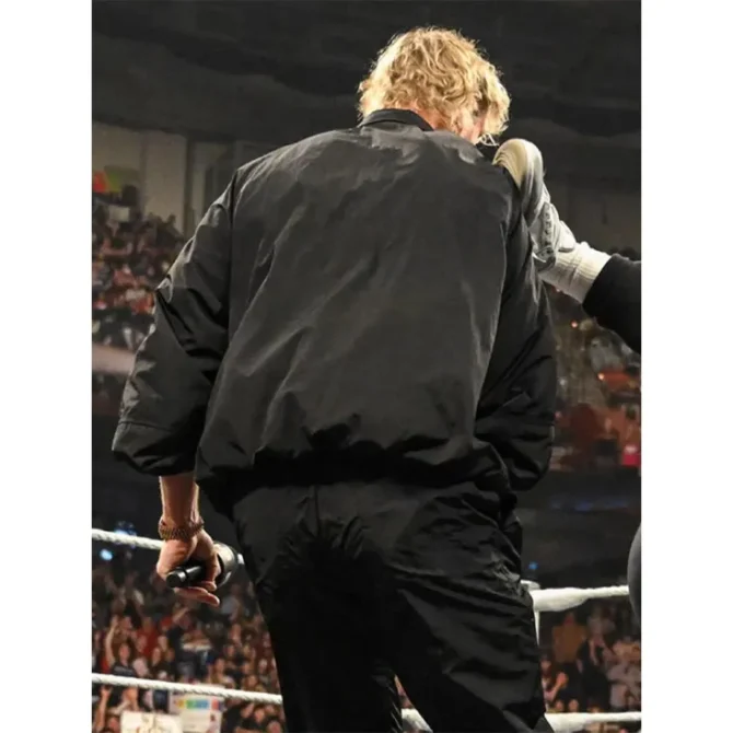 Logan Paul WWE Raw 2025 Black Track Jacket