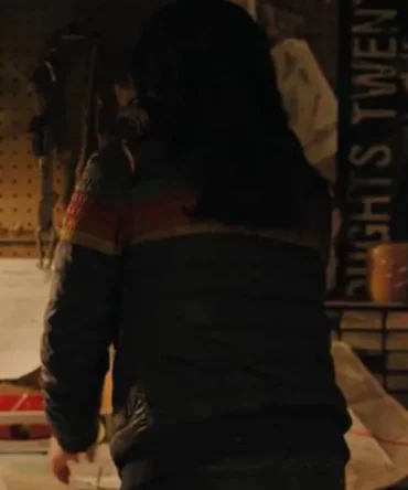 Isabela Merced The Last of Us S02 (The Path) Stripped Puffer Jacket