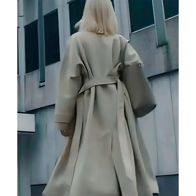 Katherine Kelly The Crow Girl Sophia Craven Beige Trench Coat