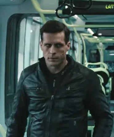 Last Bullet Quentin D’Hainaut Black Leather Jacket