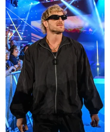 Logan Paul WWE Raw 2025 Black Track Jacket