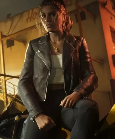 Lucia Caminos GTA VI Biker Leather Jacket