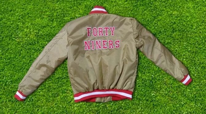 Men/Women Four-T-9 Satin Varsity Bomber Jacket For Men’s