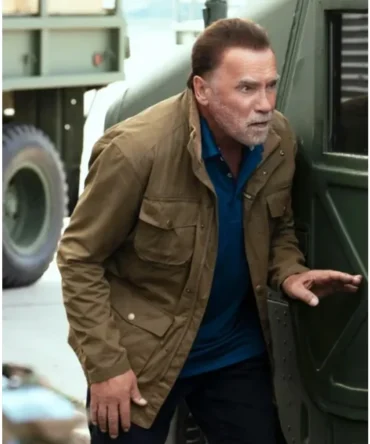 Arnold Schwarzenegger TV Series Fubar S02 Luke Brunner Brown Cotton Jacket