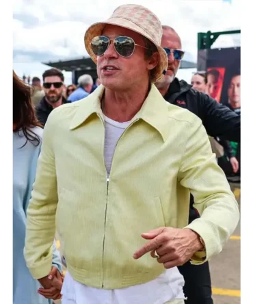 Brad Pitt F1 2025 Yellow Jacket