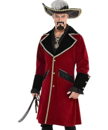 Halloween Jack Sparrow Red Coat