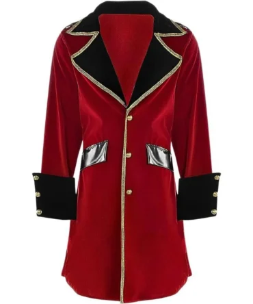 Jack Sparrow Halloween Red Pirates Coat
