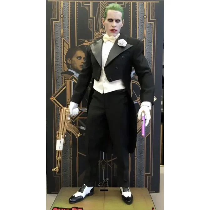 Joker Suicide Squad Jared Leto Black Double Breasted Tailcoat