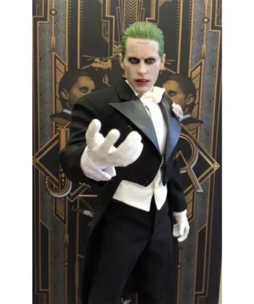 Joker Suicide Squad Jared Leto Black Double Breasted Tailcoat