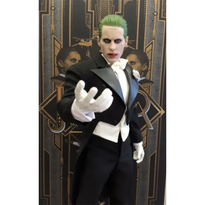 Joker Suicide Squad Jared Leto Black Double Breasted Tailcoat