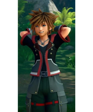 Kingdom Hearts III Protagonist Sora Leather Jacket