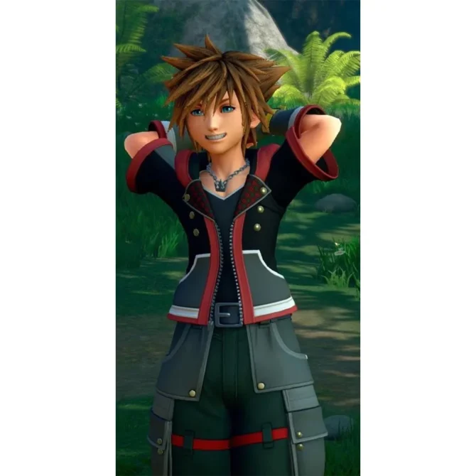 Kingdom Hearts III Protagonist Sora Leather Jacket