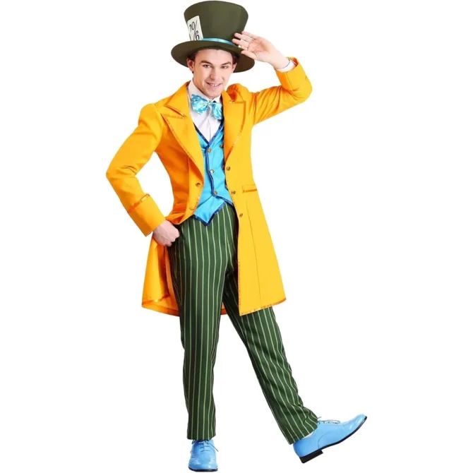 Mad Hatter Yellow Costume