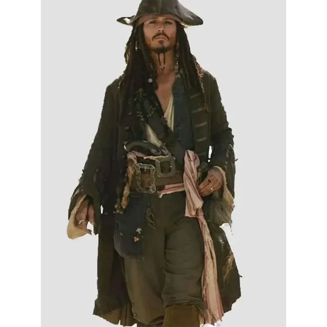 Pirates Of The Caribbean 3 Jack Sparrow Coat