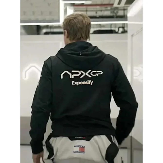 Sonny Hayes Movie F1 2025 Brad Pitt Black Hoodie