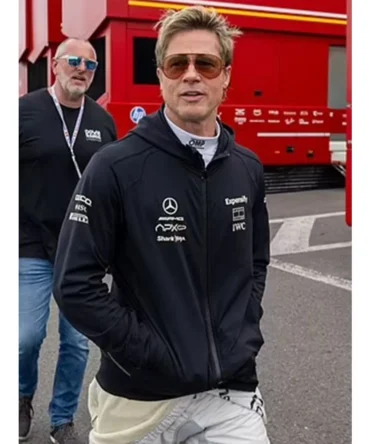 Sonny Hayes Movie F1 2025 Brad Pitt Black Hoodie